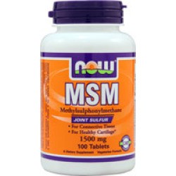 MSM 1500mg. 100Tb.NOW