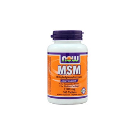 MSM 1500mg. 100Tb.NOW