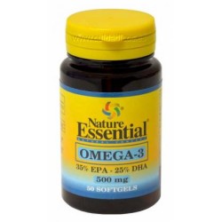OMEGA 3 500MG 50 PERLAS  NATURE ESSENTIAL