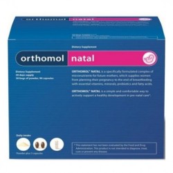 ORTHOMOL NATAL 30+30 SOBRES CAPS.