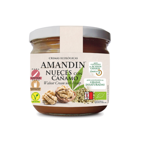 NUECES CON CAÑAMO 330G AMANDIN