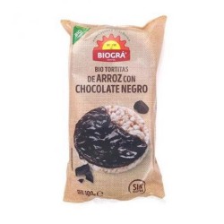 TORTITAS ARROZ C/CHOCO NEGRO 100g BIOGRA