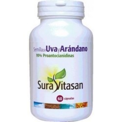 SEMILLA UVA Y ARANDANO 60 CAPS.  SURAVITASAN