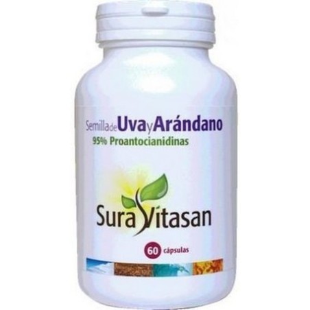 SEMILLA UVA Y ARANDANO 60 CAPS.  SURAVITASAN