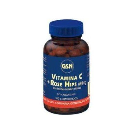 VITAMINA C ROSE HIP 100 CAPS.  GSN