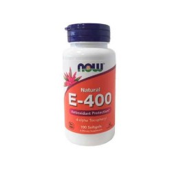 VITAMINA E 400 UI 100 PERLAS  NOW