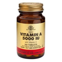 VITAMINA A 5000IU 100TB SOLGAR