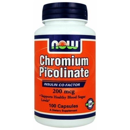 CROMO PICOLINATO 200MG 100 NOW