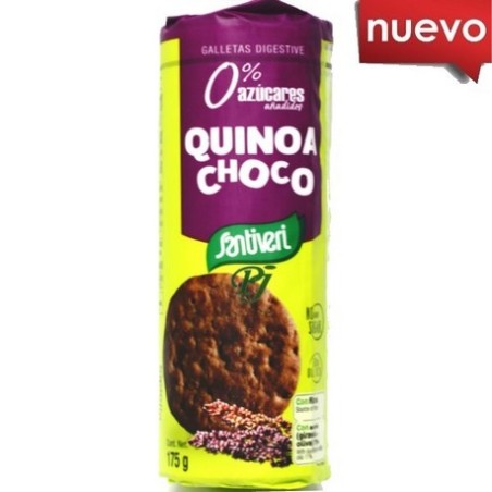 GALLETAS QUINOA CHOCO 175 GR SANTIVERI