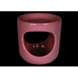 QUEMADOR ESENCIA CERAMICA COLOR ROSA PALIDO