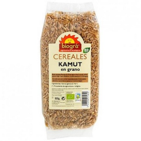 KAMUT GRANO 500GR CEREALES TRIGO KHORASAN BIO BIOGRA
