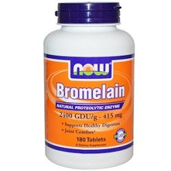 BROMELAIN 500MG 90 TABLETAS  NOW
