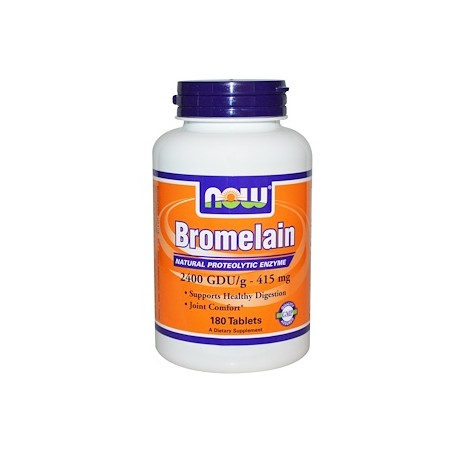BROMELAIN 500MG 90 TABLETAS  NOW