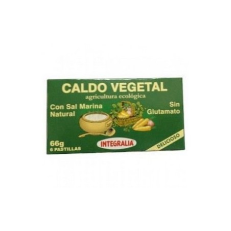 CALDO VEGETAL CON SAL  110G. INTEGRALIA