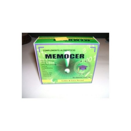 MEMOCER 60 CAPSULAS  GOLDEN & GREEN