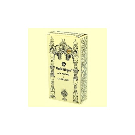 CARBONES ALCANFOR 10 UNIDADES  RADHE SHYAM