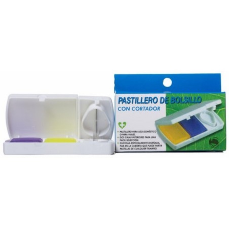 PASTILLERO DE BOLSILLO CON CORTADOR