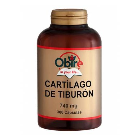 CARTILAGO DE  TIBURON  740MG 300 CAPSULAS  OBIRE