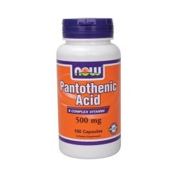 ACIDO PANTOTENICO 500 MG 100 CAPSULAS NOW