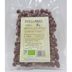AVELLANAS CRUDA BIOGREDOS