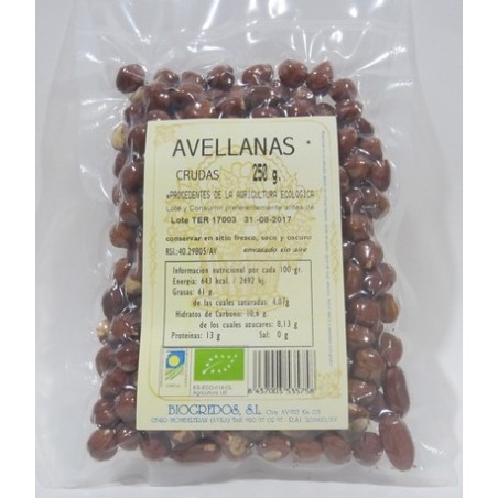 AVELLANAS CRUDA BIOGREDOS