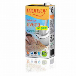 BEBIDA DE AVENA SIN GLUTEN MONSOY 1 L