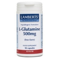 L-GLUTAMINA 500MG 90CAP LAMBER