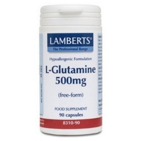 L-GLUTAMINA 500MG 90CAP LAMBER