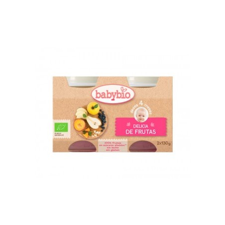 BABYBIO POTITO DELICIA DE FRUTAS 2 x 130 GR