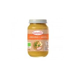 BABYBIO POTITO VERDURAS Y  JAMON 200 GR