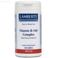 VITAMINA B 100 COMPLEX60 TABLETAS LAMBERT