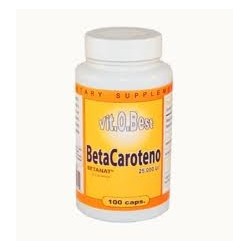 BETACAROTENO 25 ui  100 CAPSULAS