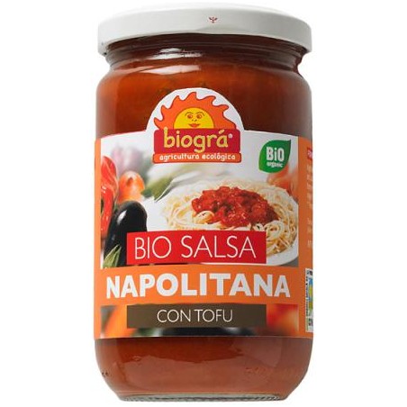 BIO-SALSA NAPOLITANA CON TOFU 300 GR  BIOGRA