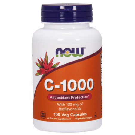 C-1000 C/BIOFLAVONOIDES 1000 MG  100 CAPSULAS NOW