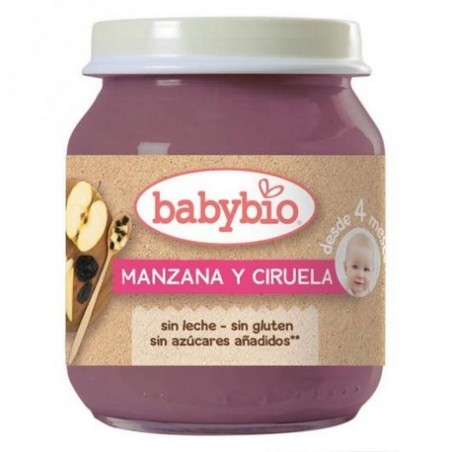 CAJA 12 UNIDADES  BABYBIO POTITO MANZANA-CIRULA 130 GR