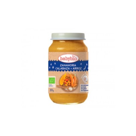 CAJA 12UD. POTITO ZANAHORIA CALABAZA ARROZ 200 GR BABYBIO