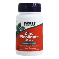 PICOLINATO DE ZINC 60 CAPS NOW FOOD
