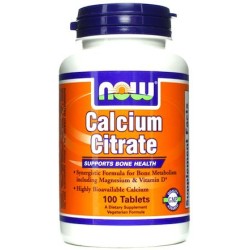 CALCIO CITRATO 300 MG  100 TABLETAS NOW