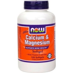 CALCIO MAGNESIO  VITAMINA D+ZINC 120 PERLAS NOW