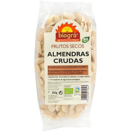 ALMENDRAS CRUDAS 200GR SORRIBA