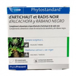 PHYTOSTANDARD ALCACHOFA -RABANO NEGRO 30 COMPRIMIDOS