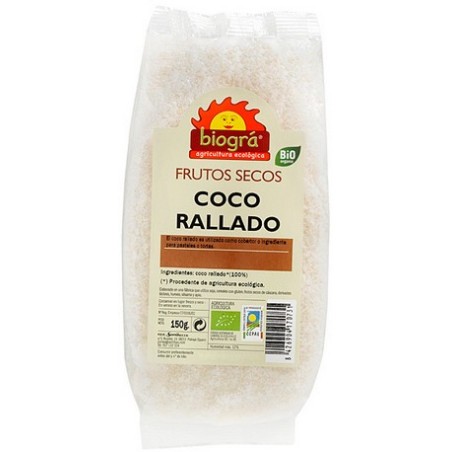 COCO RALLADO 150G BIOGRA