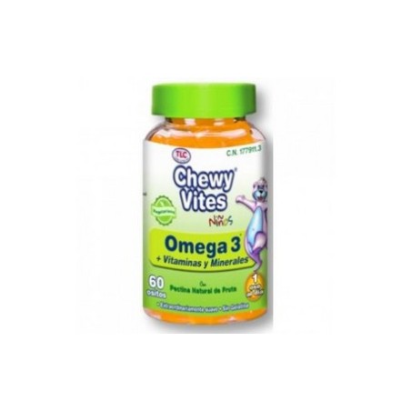 CHEWY VITES MULTI + OMEGA 3 60 OSITOS
