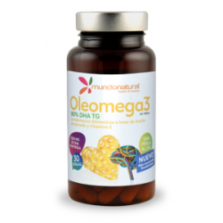OLEOMEGA 3 30perlas 80%DHA  MUNDO NATURAL