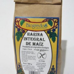 HARINA MAIZ INTEG. S/GLUTEN 500g BIOGREDOS
