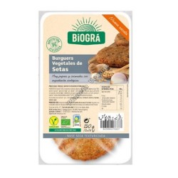 BURGER VEGETALES SETAS 2x75g BIOGRA