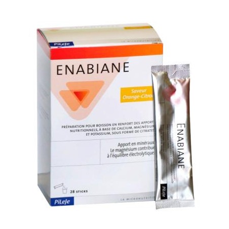 ENABIANE SABOR NARANJA STICKS 10 GR  28 SOBRES
