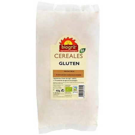 GLUTEN EN POLVO 400 GR  BIOGRA BIO (PARA SEITAN O PAN)