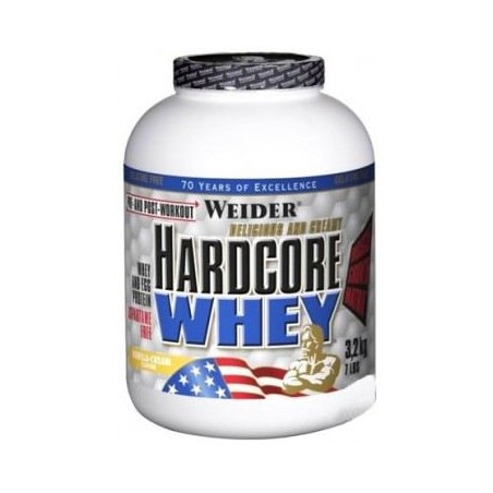 HARDCORE WHEY  VAINILLA-CREMA 3,2 KG