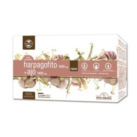 HARPAGO + AJO FORTE 1400 MG  X 20 AMPOLLAS